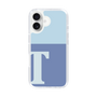 Slim Protection Case［ オリジナル - initial two tone - T blue ］
