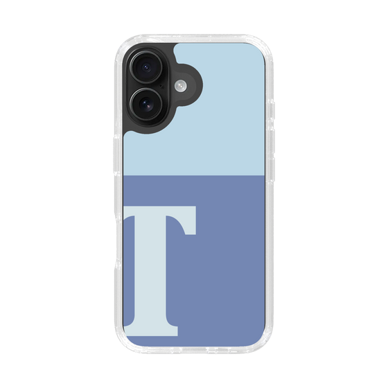 Slim Protection Case［ オリジナル - initial two tone - T blue ］