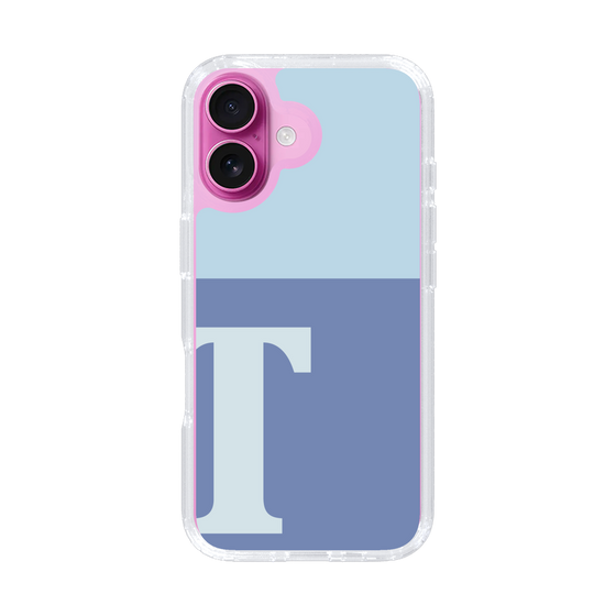 Slim Protection Case［ オリジナル - initial two tone - T blue ］