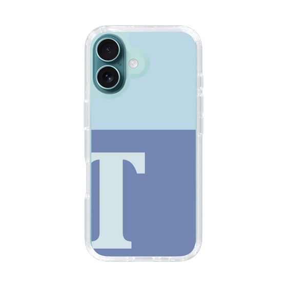 Slim Protection Case［ オリジナル - initial two tone - T blue ］