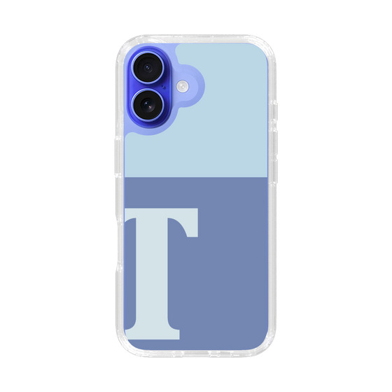 Slim Protection Case［ オリジナル - initial two tone - T blue ］