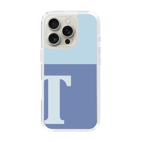 Slim Protection Case［ オリジナル - initial two tone - T blue ］