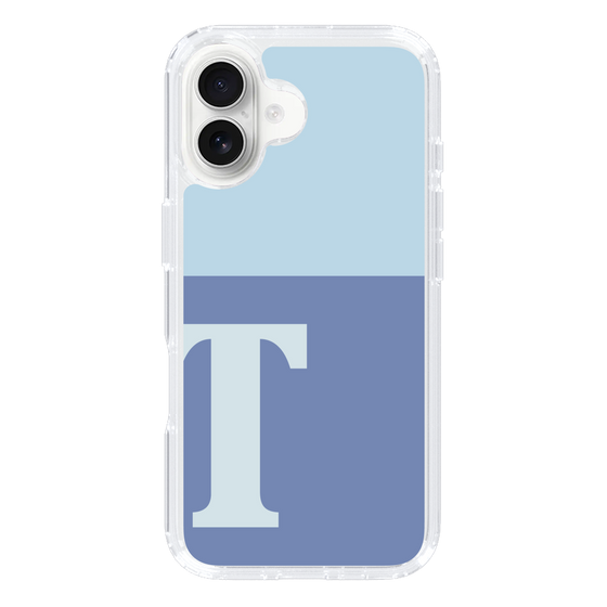 Slim Protection Case［ オリジナル - initial two tone - T blue ］