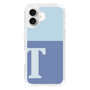Slim Protection Case［ オリジナル - initial two tone - T blue ］
