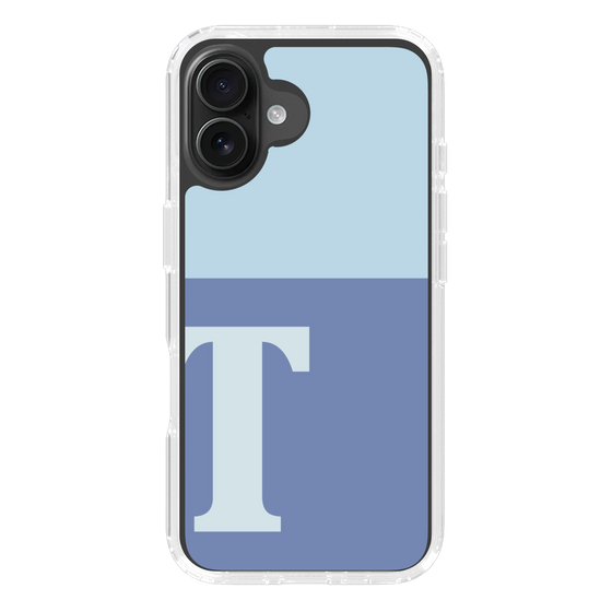 Slim Protection Case［ オリジナル - initial two tone - T blue ］