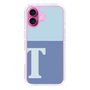 Slim Protection Case［ オリジナル - initial two tone - T blue ］