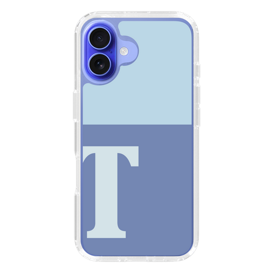Slim Protection Case［ オリジナル - initial two tone - T blue ］