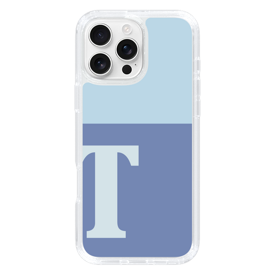 Slim Protection Case［ オリジナル - initial two tone - T blue ］