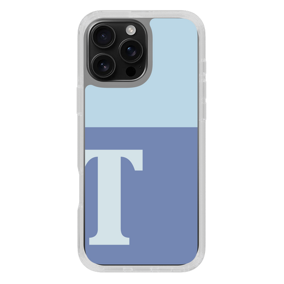 Slim Protection Case［ オリジナル - initial two tone - T blue ］