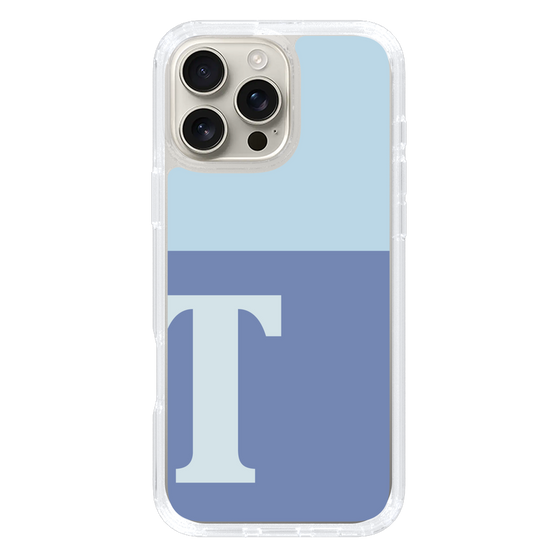 Slim Protection Case［ オリジナル - initial two tone - T blue ］