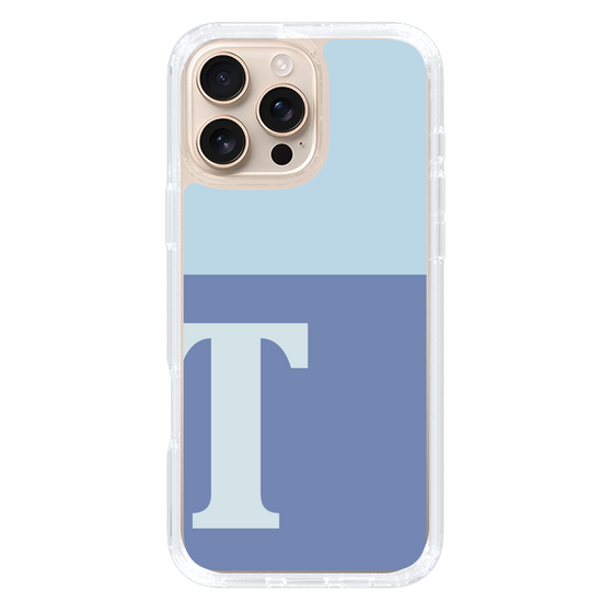 Slim Protection Case［ オリジナル - initial two tone - T blue ］