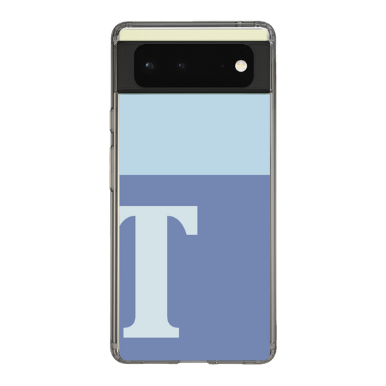 Slim Protection Case［ Original - initial two tone - T blue ］