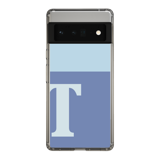 Slim Protection Case［ Original - initial two tone - T blue ］