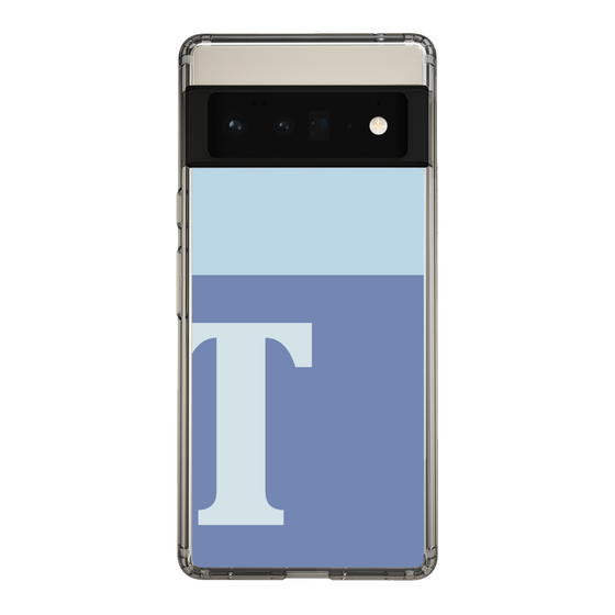 Slim Protection Case［ Original - initial two tone - T blue ］