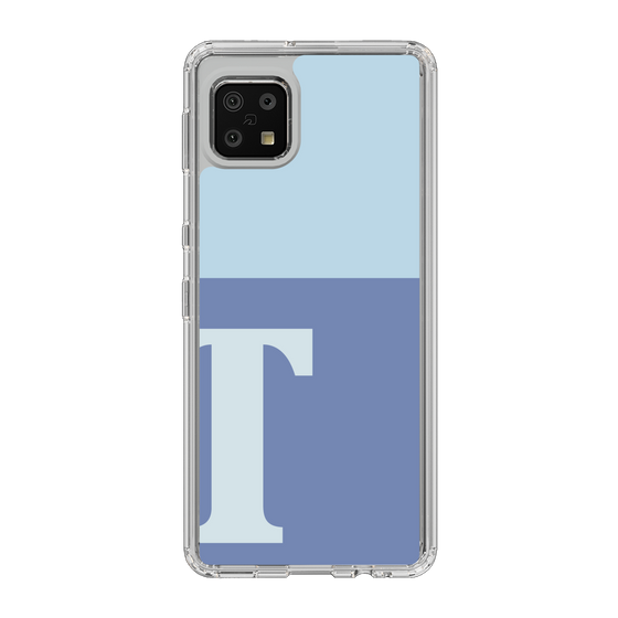 Slim Protection Case［ Original - initial two tone - T blue ］