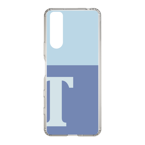 Slim Protection Case［ Original - initial two tone - T blue ］