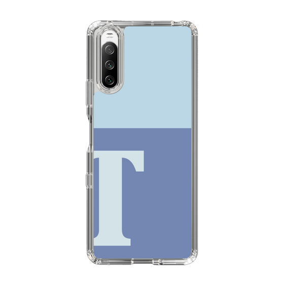 Slim Protection Case［ Original - initial two tone - T blue ］