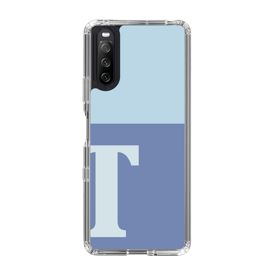 Slim Protection Case［ Original - initial two tone - T blue ］