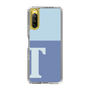 Slim Protection Case［ Original - initial two tone - T blue ］