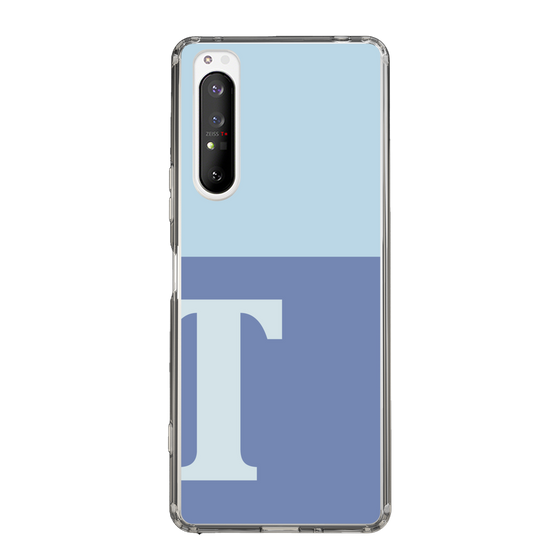 Slim Protection Case［ Original - initial two tone - T blue ］