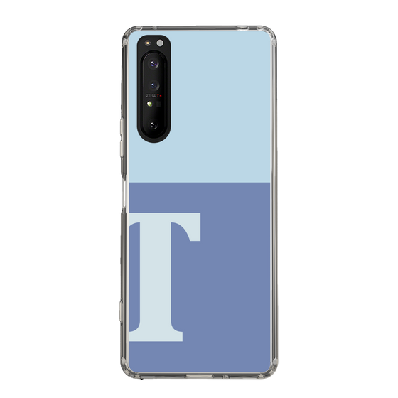 Slim Protection Case［ Original - initial two tone - T blue ］