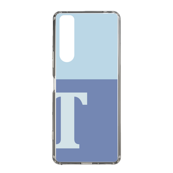 Slim Protection Case［ Original - initial two tone - T blue ］