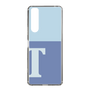 Slim Protection Case［ Original - initial two tone - T blue ］