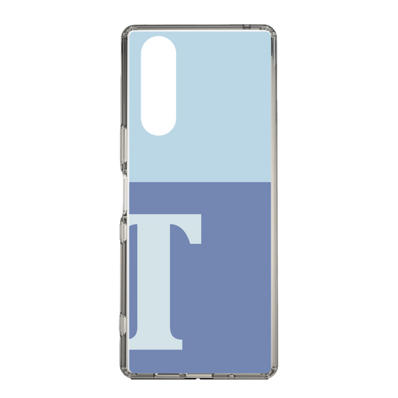 Slim Protection Case［ Original - initial two tone - T blue ］