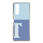 Slim Protection Case［ Original - initial two tone - T blue ］