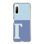Slim Protection Case［ Original - initial two tone - T blue ］