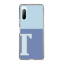 Slim Protection Case［ Original - initial two tone - T blue ］