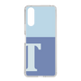 Slim Protection Case［ Original - initial two tone - T blue ］