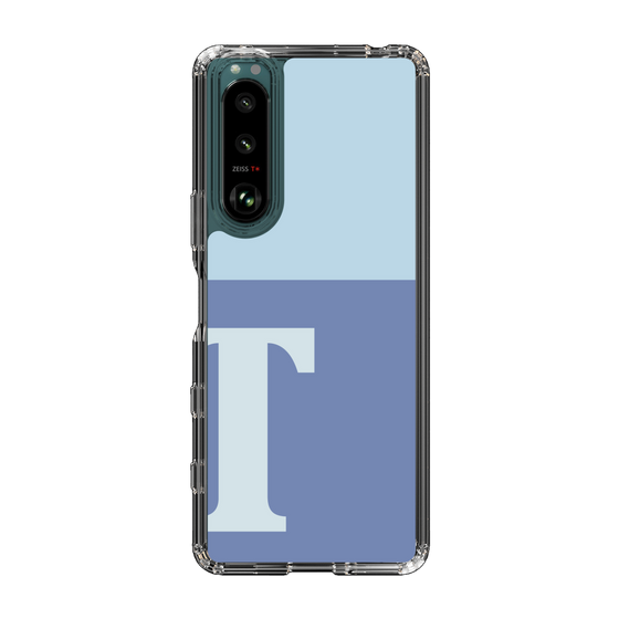 Slim Protection Case［ Original - initial two tone - T blue ］