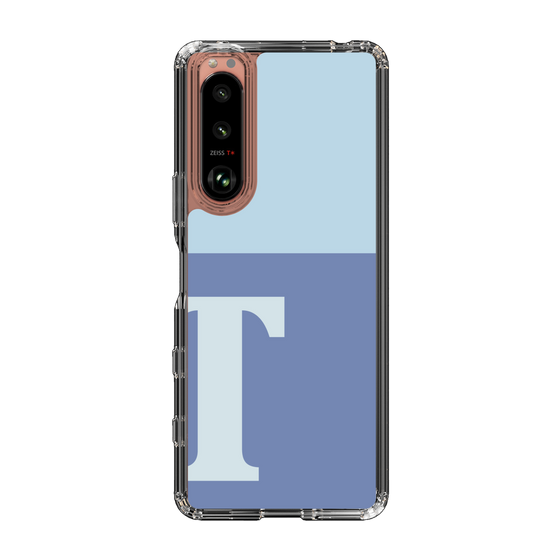 Slim Protection Case［ Original - initial two tone - T blue ］