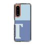 Slim Protection Case［ Original - initial two tone - T blue ］