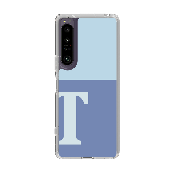 Slim Protection Case［ Original - initial two tone - T blue ］