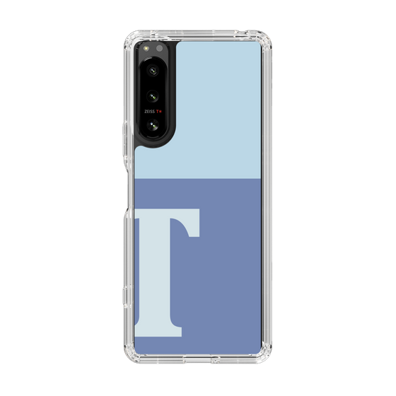 Slim Protection Case［ Original - initial two tone - T blue ］