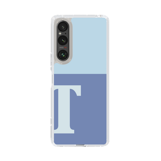 Slim Protection Case［ Original - initial two tone - T blue ］