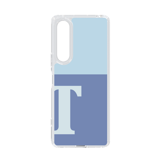 Slim Protection Case［ Original - initial two tone - T blue ］