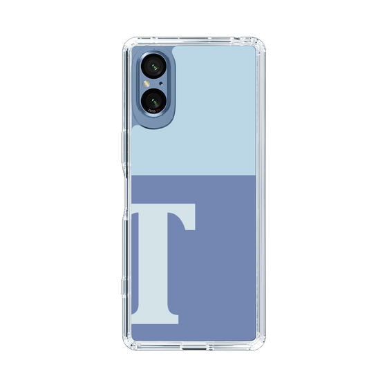 Slim Protection Case［ Original - initial two tone - T blue ］
