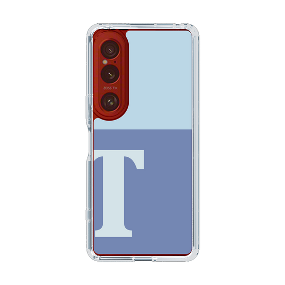 Slim Protection Case［ Original - initial two tone - T blue ］