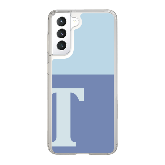 Slim Protection Case［ Original - initial two tone - T blue ］