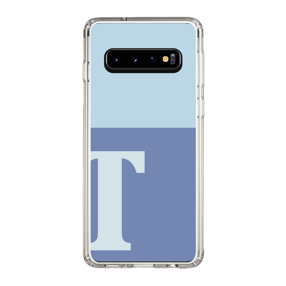 Slim Protection Case［ Original - initial two tone - T blue ］