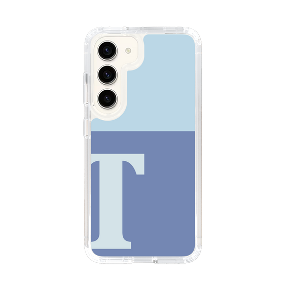 Slim Protection Case［ Original - initial two tone - T blue ］