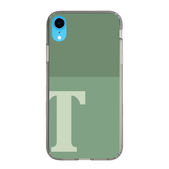 Slim Protection Case［ Original - initial two tone - T green ］