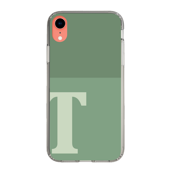 Slim Protection Case［ Original - initial two tone - T green ］