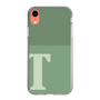 Slim Protection Case［ Original - initial two tone - T green ］