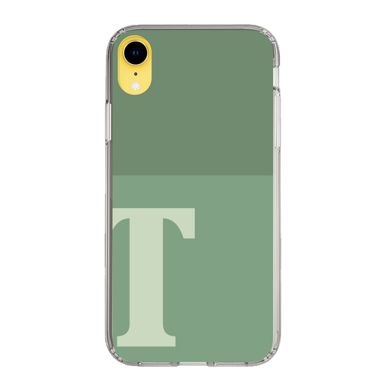 Slim Protection Case［ Original - initial two tone - T green ］
