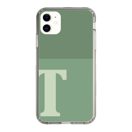 Slim Protection Case［ Original - initial two tone - T green ］