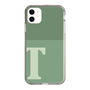 Slim Protection Case［ Original - initial two tone - T green ］